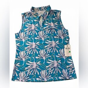 NWT Women's SwingDish Claire Printed Top Size XL MSRP $89 (P)